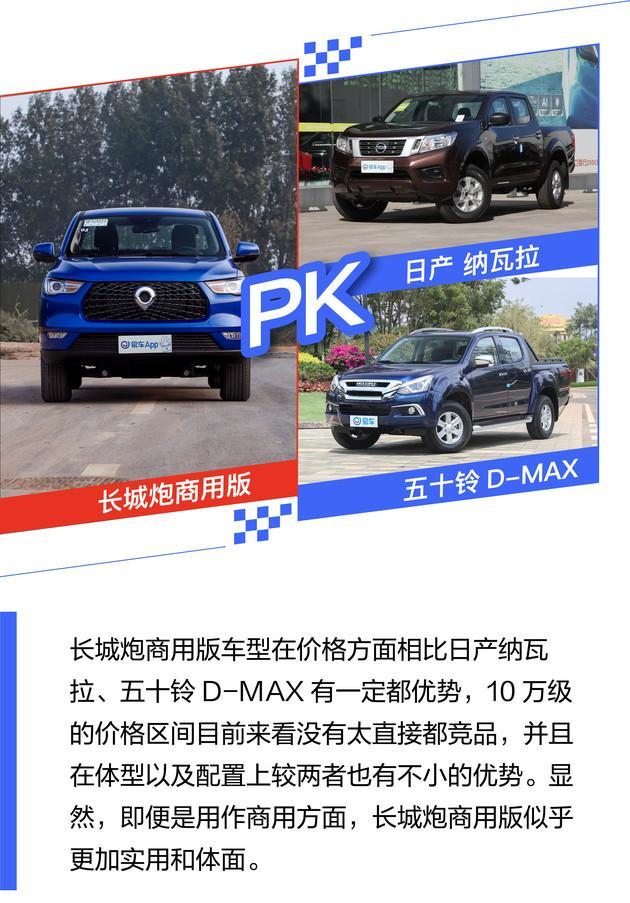 长城商用炮拉货能拉多少吨(长城炮商用版拉货重量)