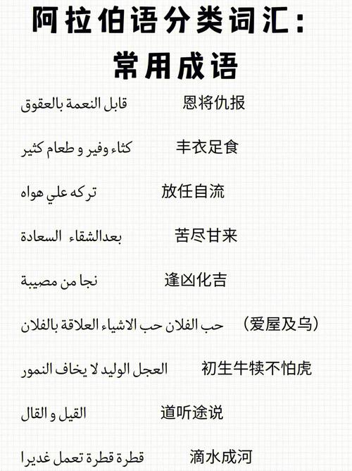 关于阿语初学知识含知识的词的信息