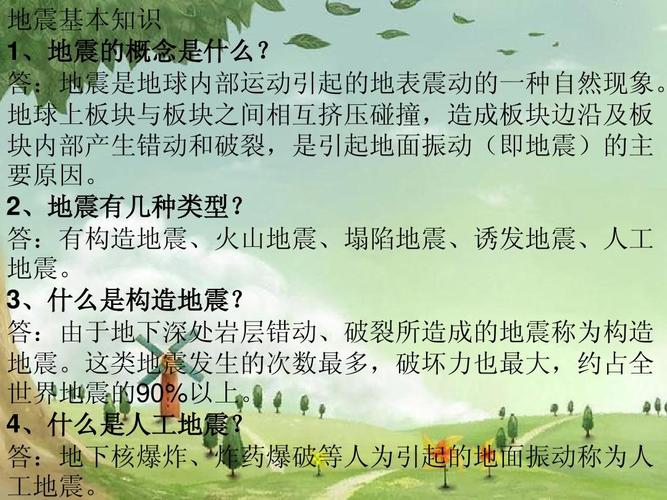 于地震的知识知识网家长瑞(关于地震知识你了解多少)