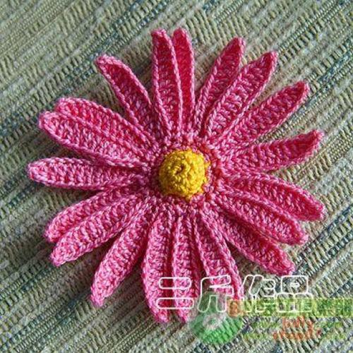 立体感知识毛织花样知识(毛线立体花朵钩织图解)