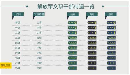 文职干部待遇(文职干部什么级别)