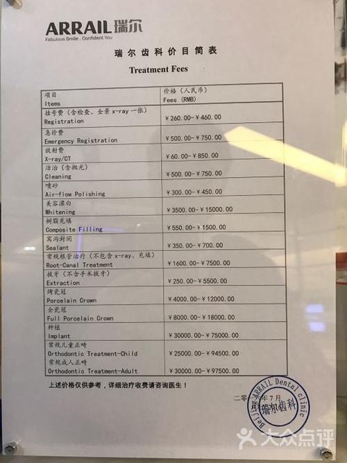 瑞尔齿科待遇(瑞尔齿科收费标准)