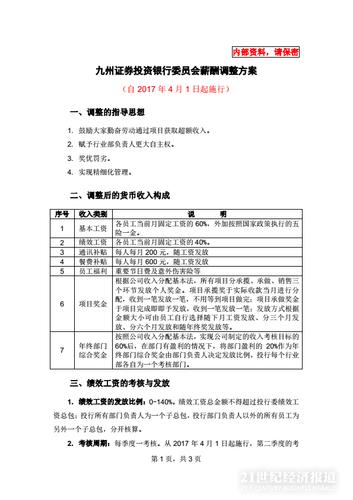 九州证券投行部待遇(九州证券投行业务)