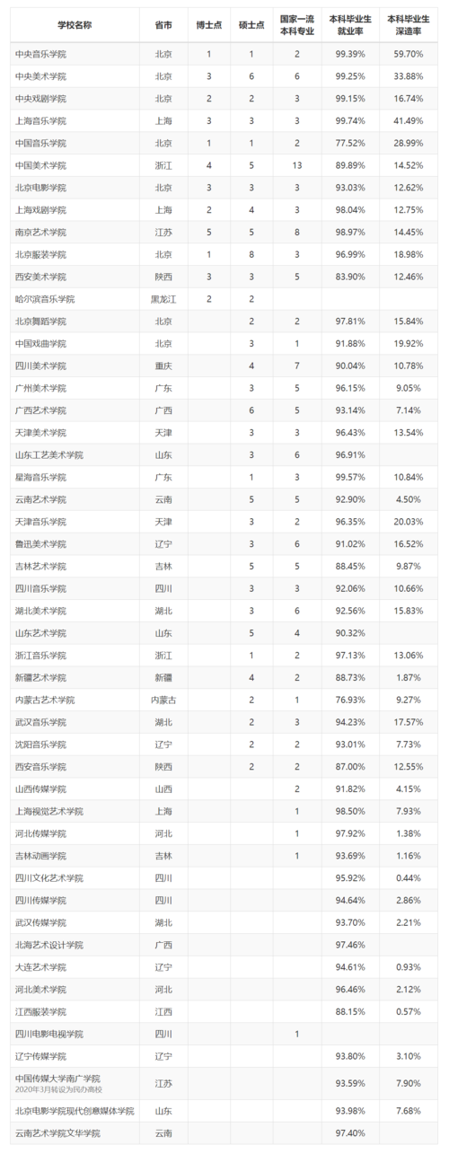 艺术类高校待遇(艺术类高校待遇怎么样)