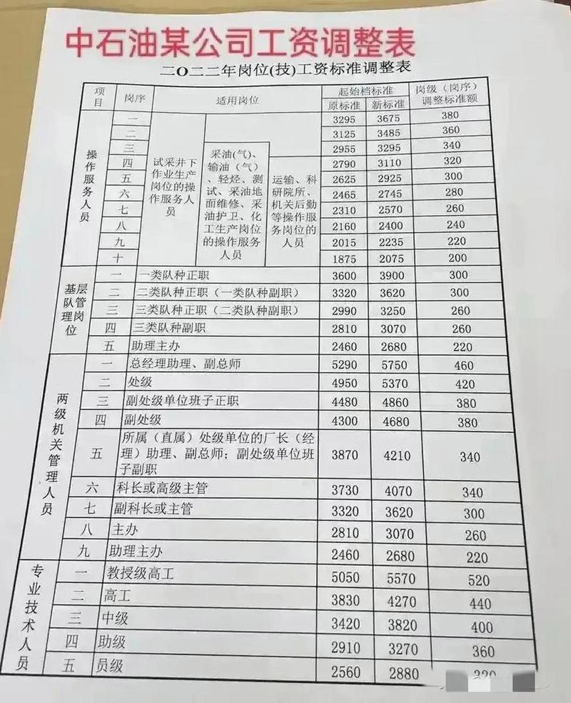 中石油海外员工待遇(中石油海外薪酬)