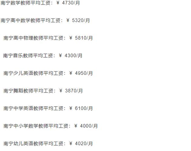 柳州高中中层待遇(广西柳州高中教师工资一般多少)