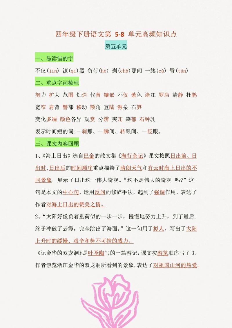 小学知识整理文章-{下拉词