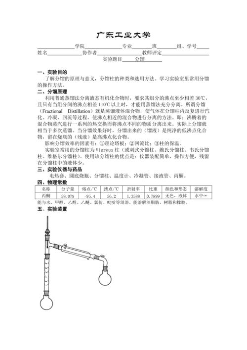分馏实验数据分析(分馏实验数据分析怎么写)